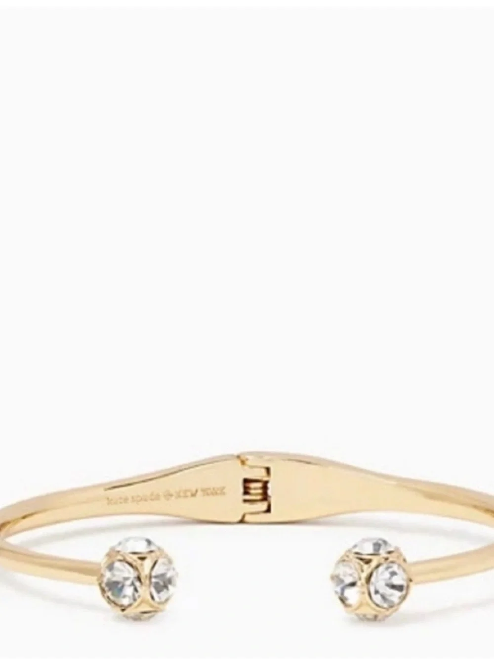 Kate Spade New York Lady Marmalade hinged cuff bracelet